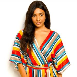 Ark nc. Multi Stripe Dress